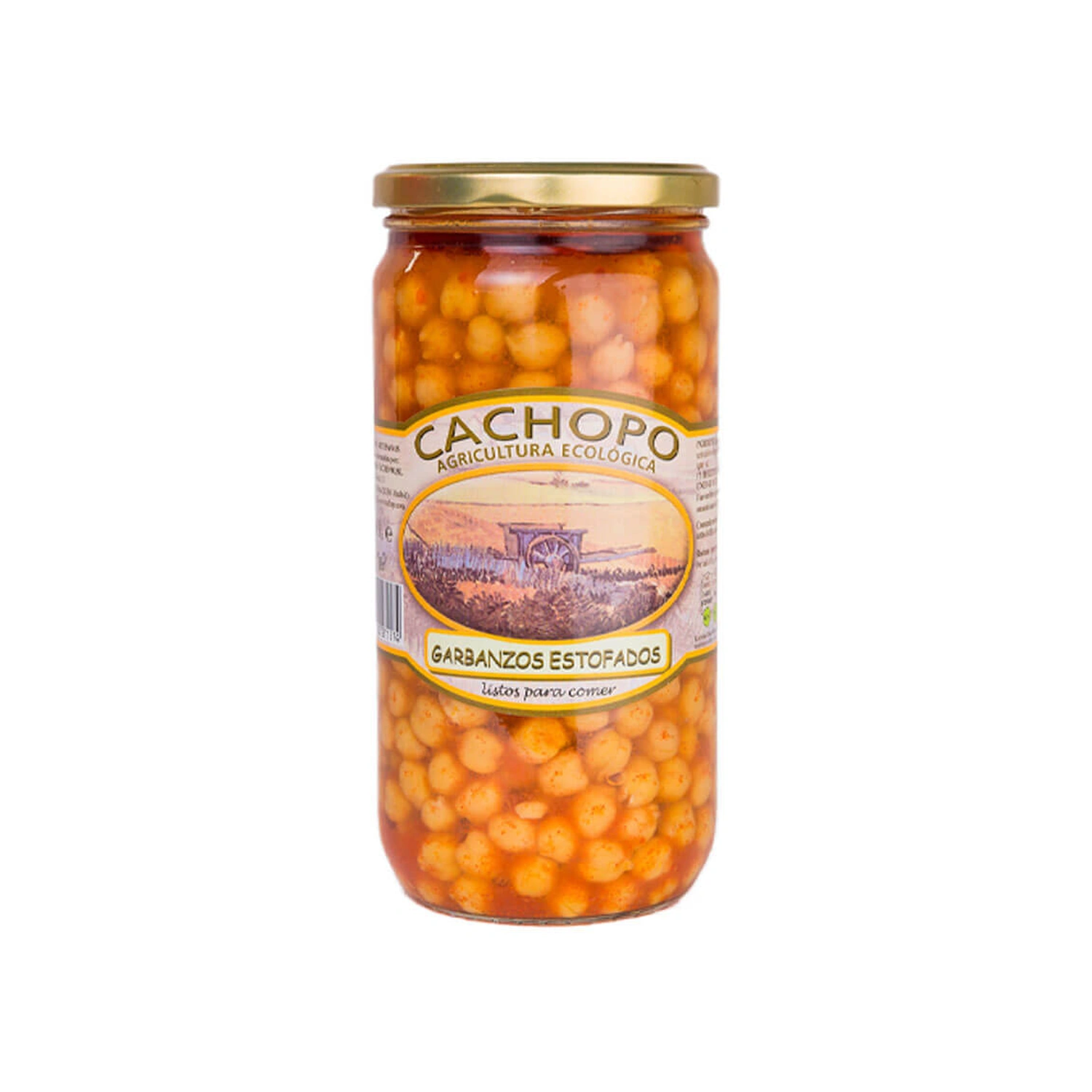 Garbanzos estofados Bio 720 ml Cachopo
