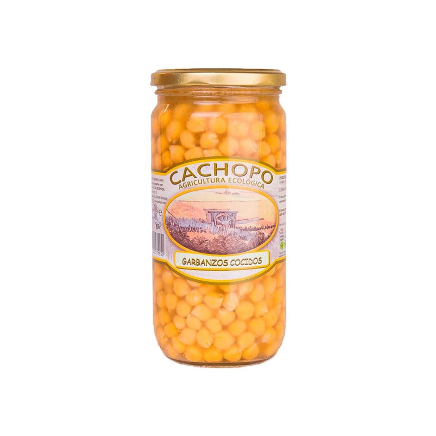 Garbanzos cocidos Bio 720 ml Cachopo