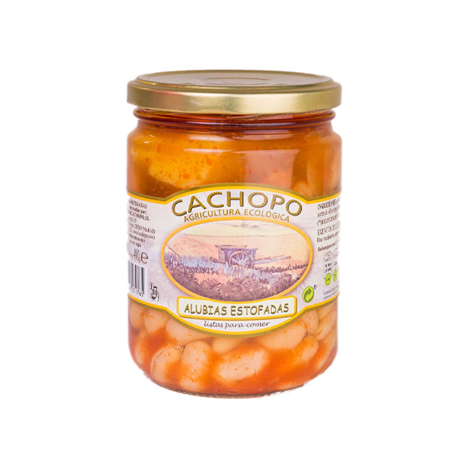 Alubias estofadas Bio 445 ml Cachopo