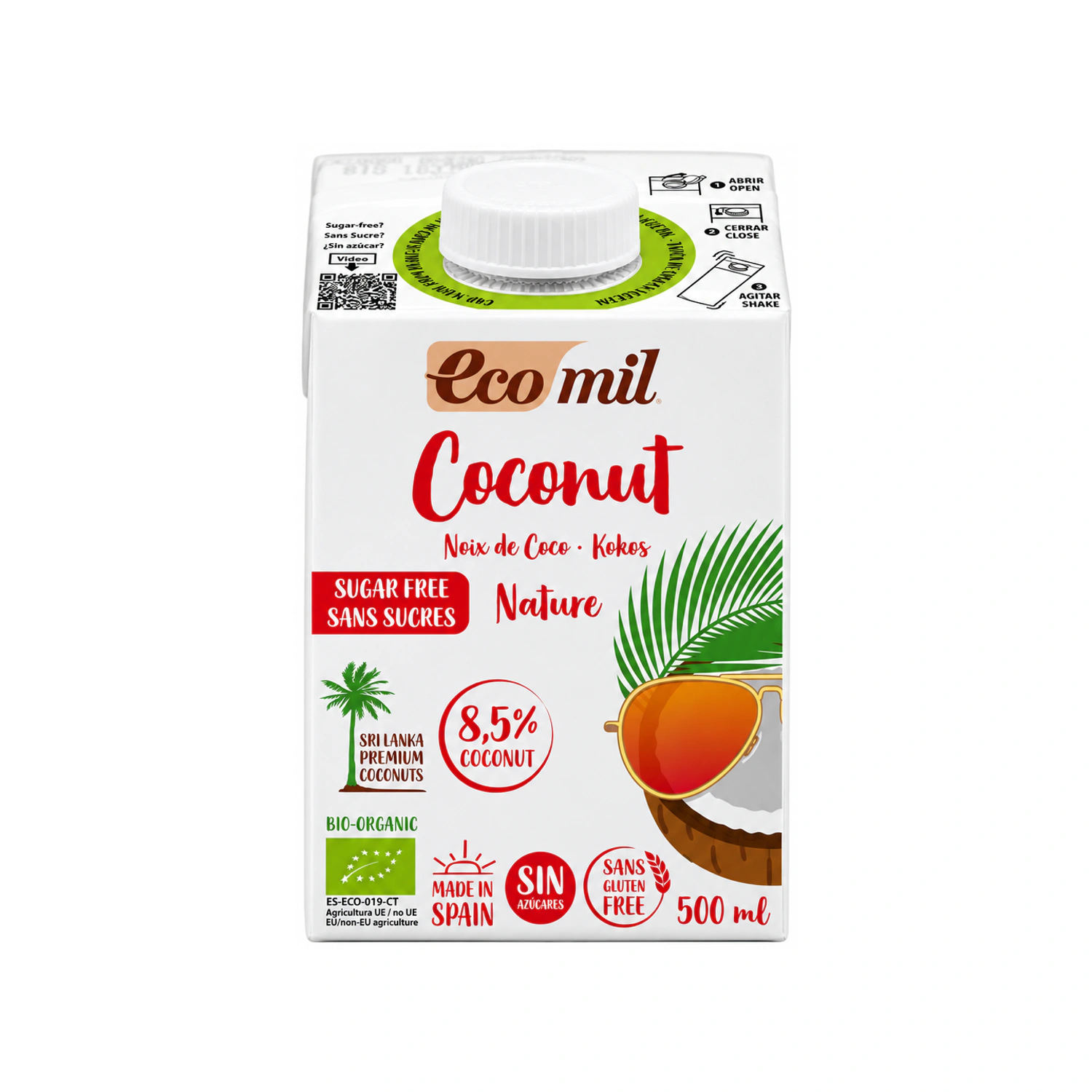 Bebida de coco Nature Bio 500 ml Ecomil