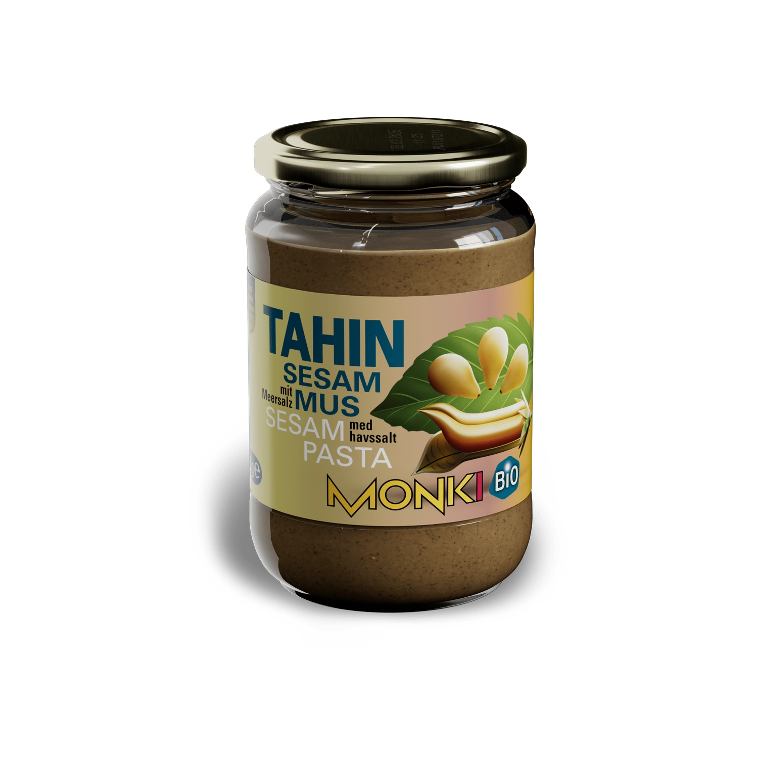 Tahin de sésamo tostado con sal Bio 650 g Monki